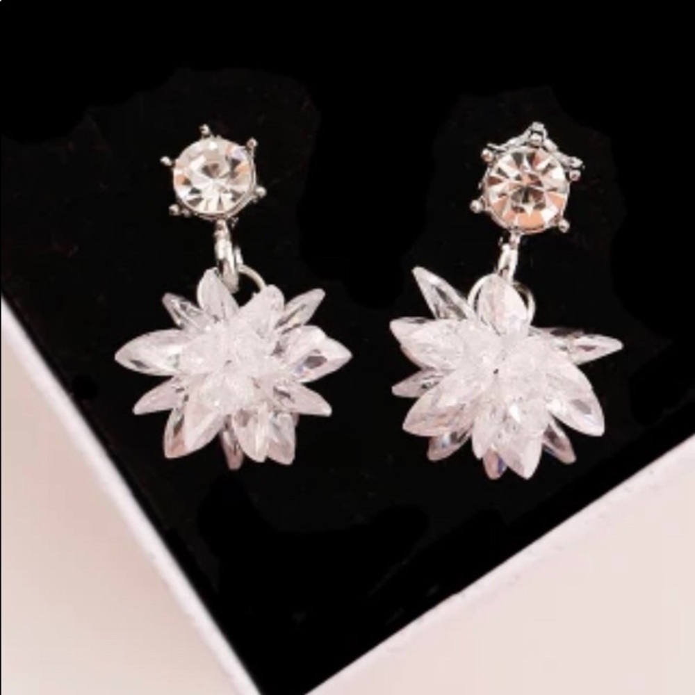 Crystal earrings - Picture 2 of 3